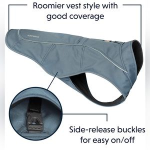 RUFFWEAR, Overcoat Cold Weather Jacket for Dogs, X-Large